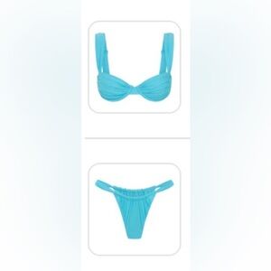 Rhodes Aqua Swimsuit / Bathing suit - Vacay Swimwear